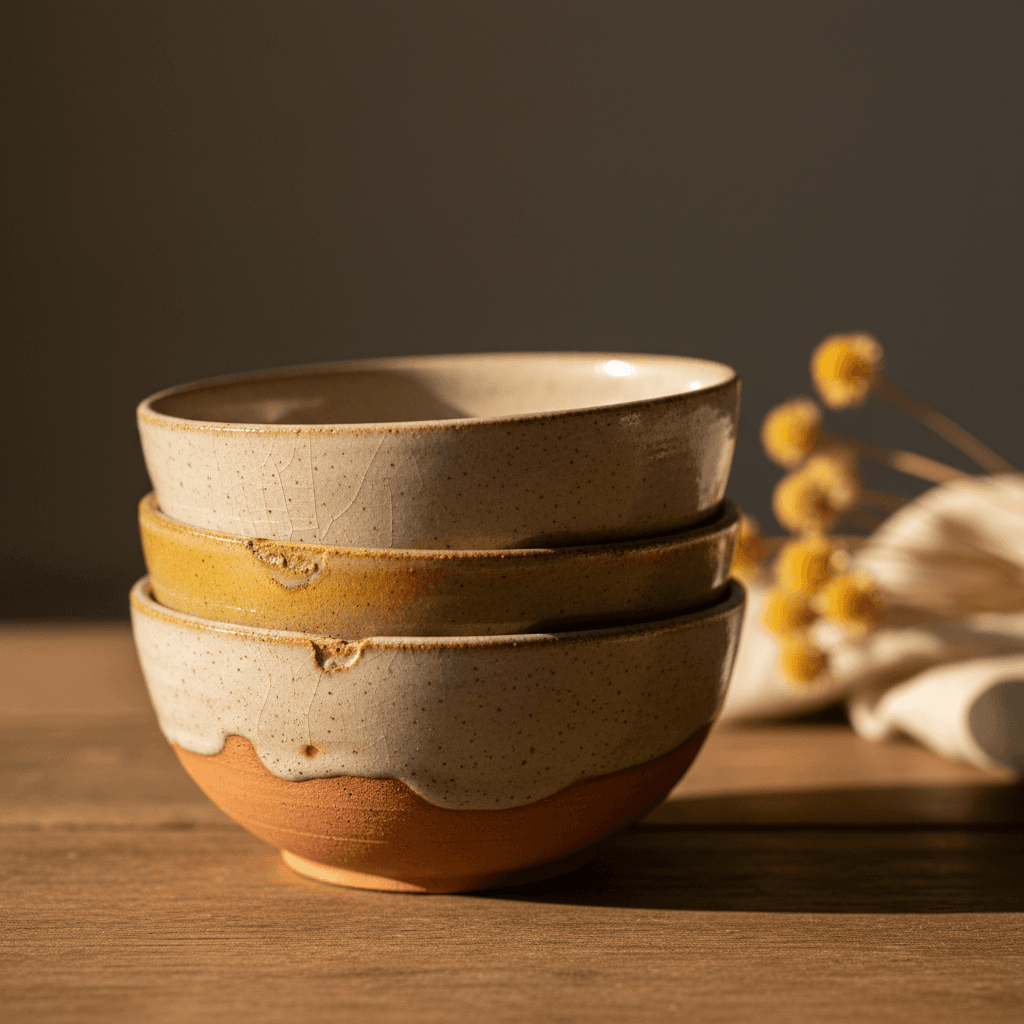 Handmade ceramics available for purchase